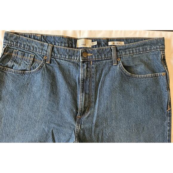 M&S Collection Men’s Blue Jeans Regular Fit With Stretch Size 40 NWOT - Picture 3 of 8